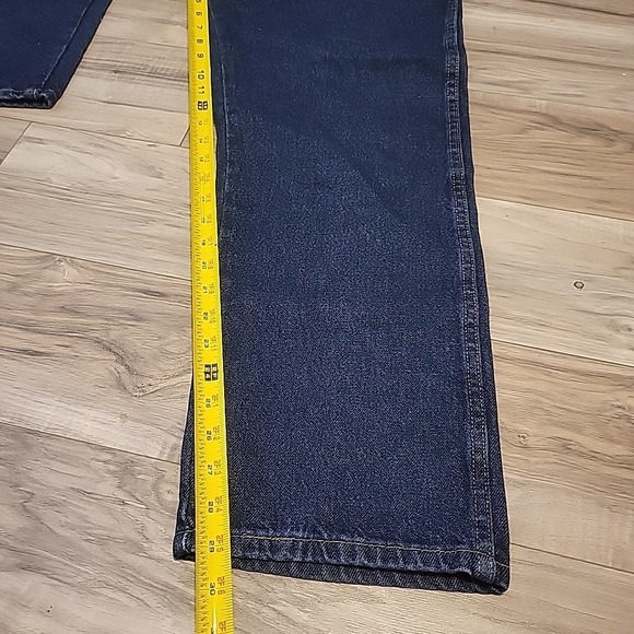Wrangler Five Star Premium Men's 38x29 Straight Fit Jeans Dark‎ Wash Blue NEW - Picture 9 of 10